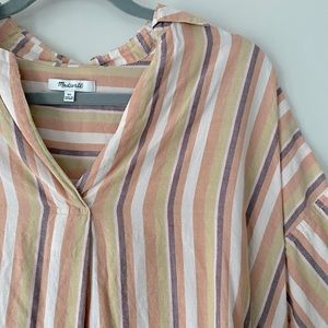 Madewell oversized collared shirt